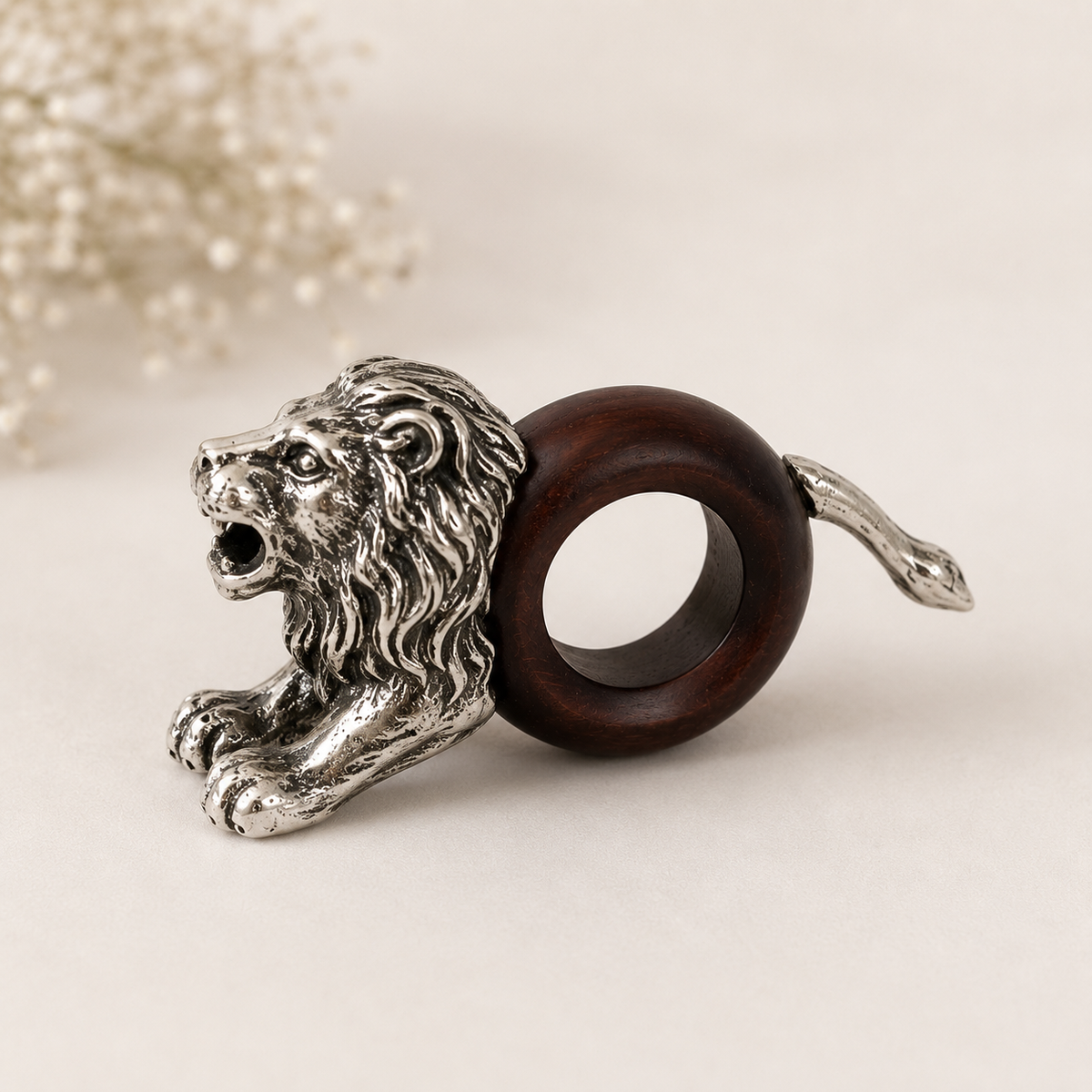 ANIMAL IN WOODS NAPKIN RINGS