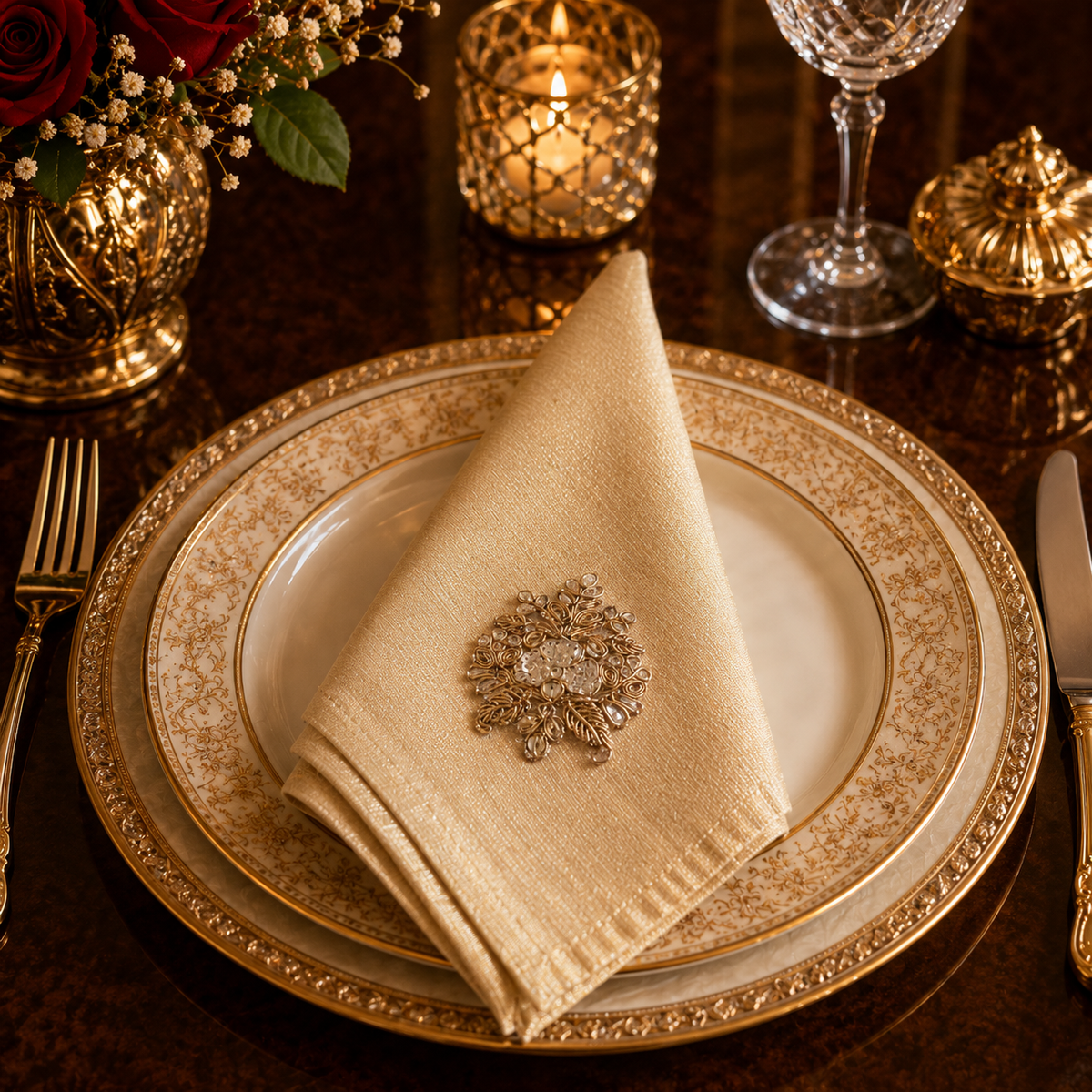 Champagne Royale Napkin