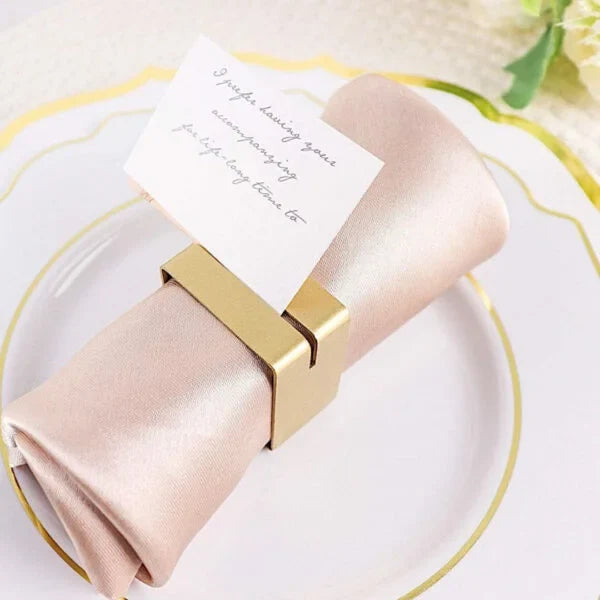 Geometric Napkin Ring and Namecard Holder