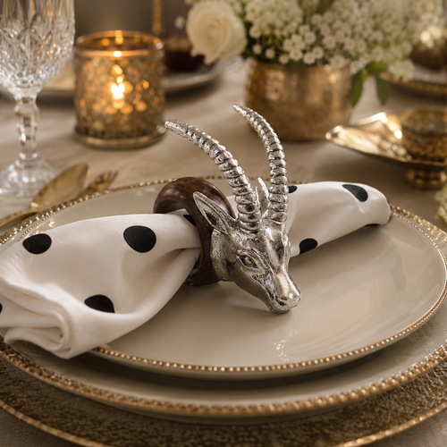 ANIMAL IN WOODS NAPKIN RINGS