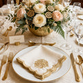 Royal Arabesque Ivory Luxe Napkin