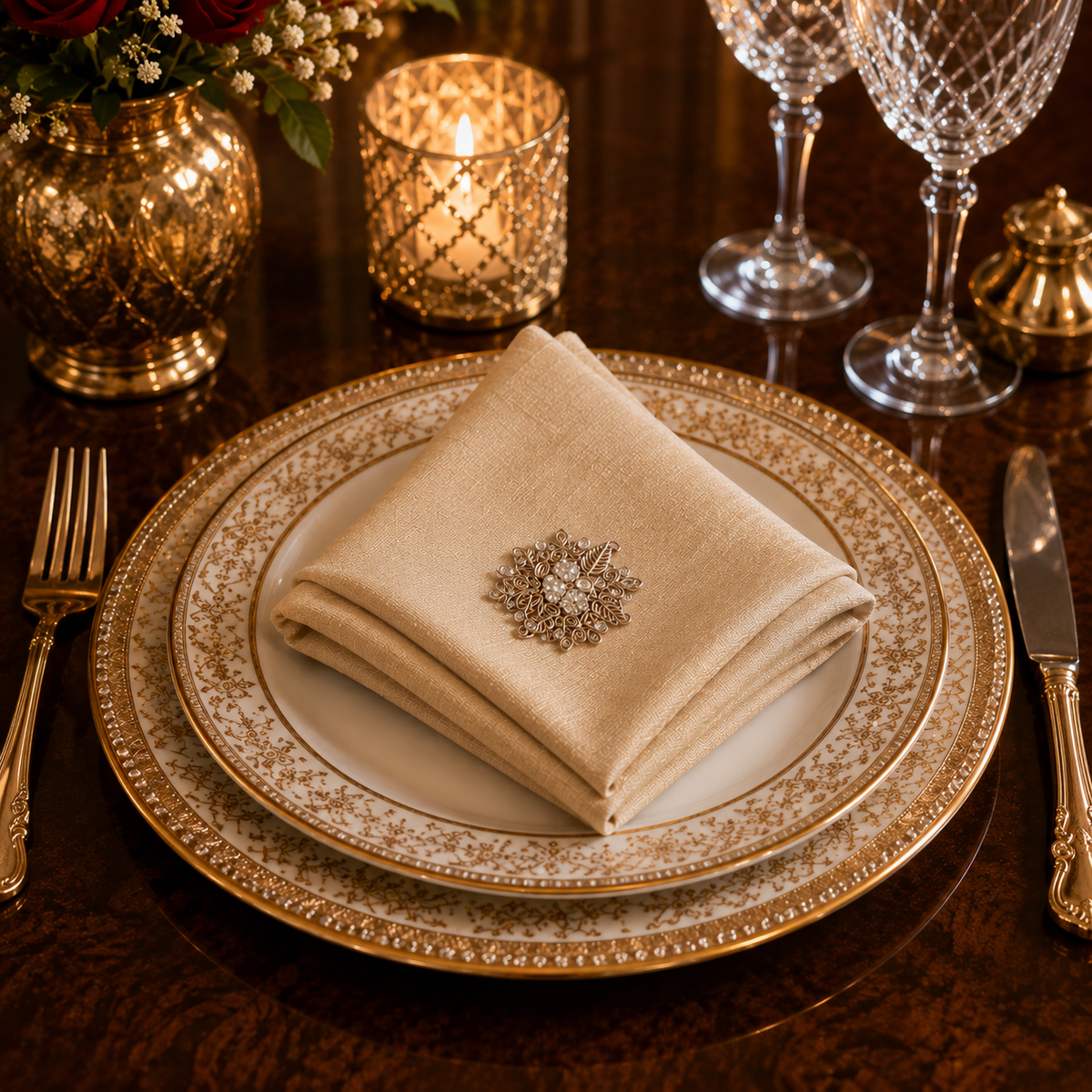 Champagne Royale Napkin