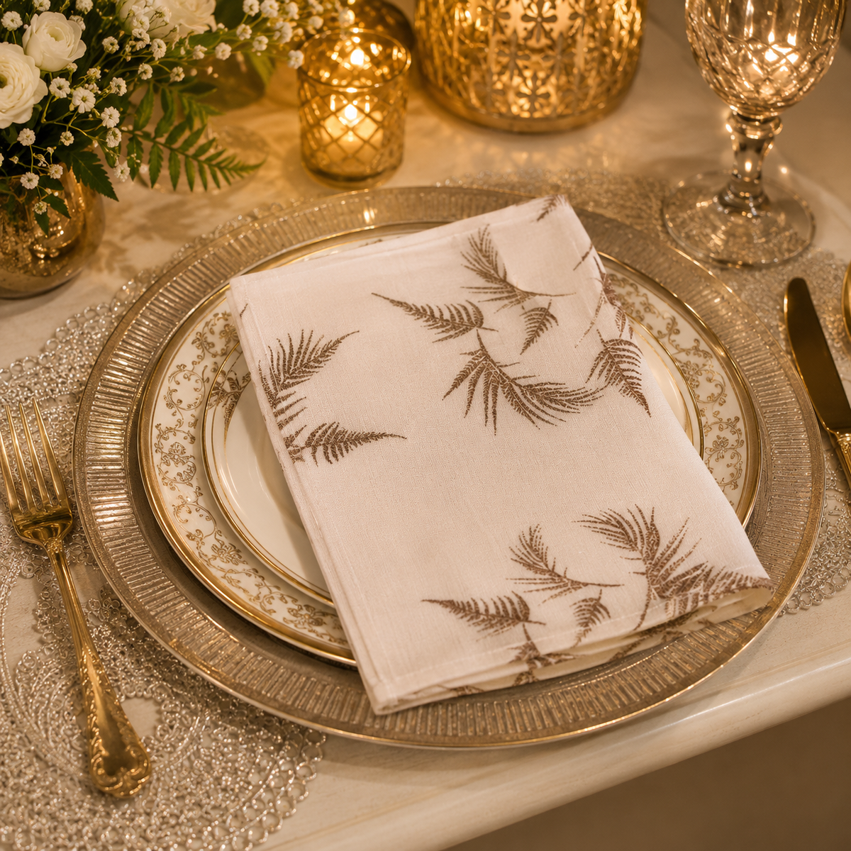 Fern Whisper Luxury Napkin