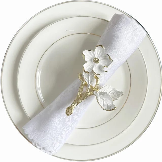 Luminous Floral Napkin Ring