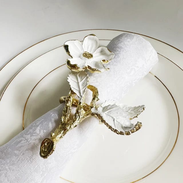Luminous Floral Napkin Ring