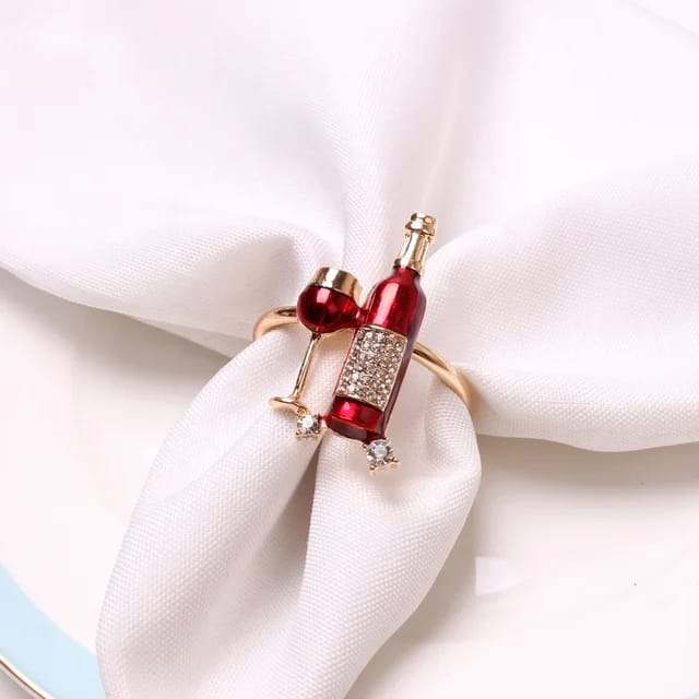 Wine & Dine Napkin Ring