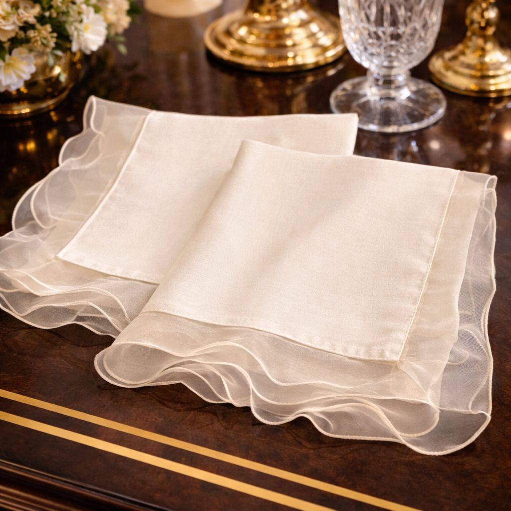 Ivory Sheer Dining Napkin