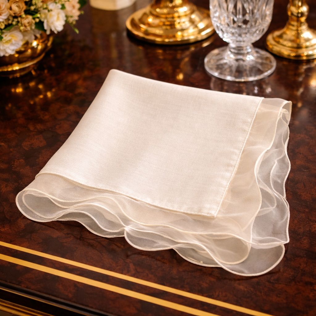 Ivory Sheer Dining Napkin
