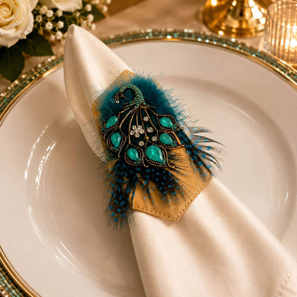 Maharaja Peacock Napkin Ring