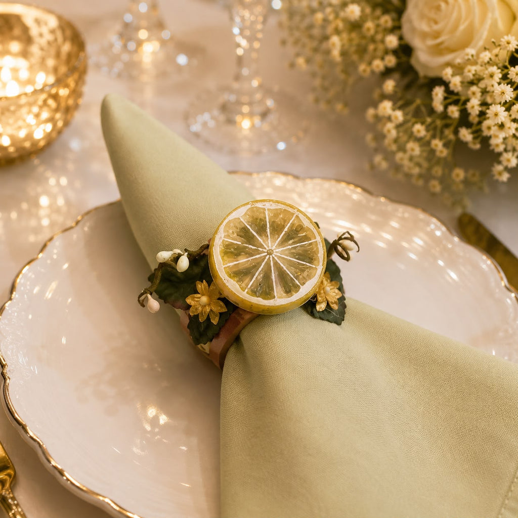 Citrus Blossom Trio Napkin Ring