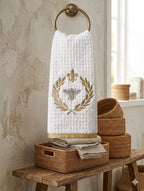 Royal Bee Crest Towel