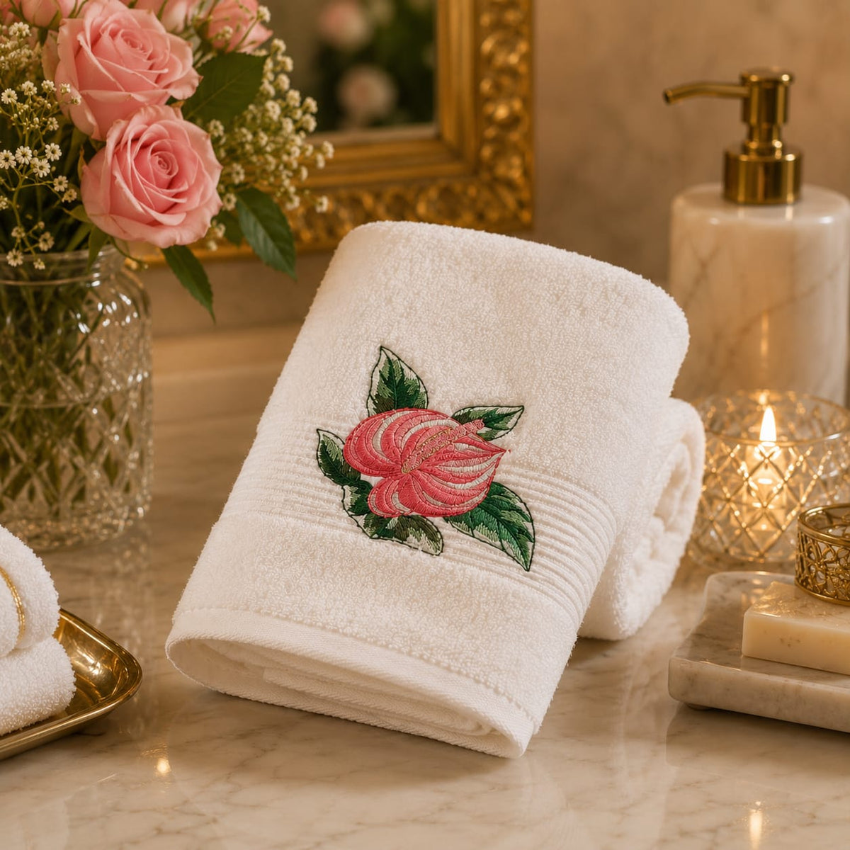 Maison Camellia Towel Set