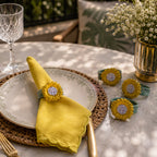 Sunflower Bloom Napkin Ring