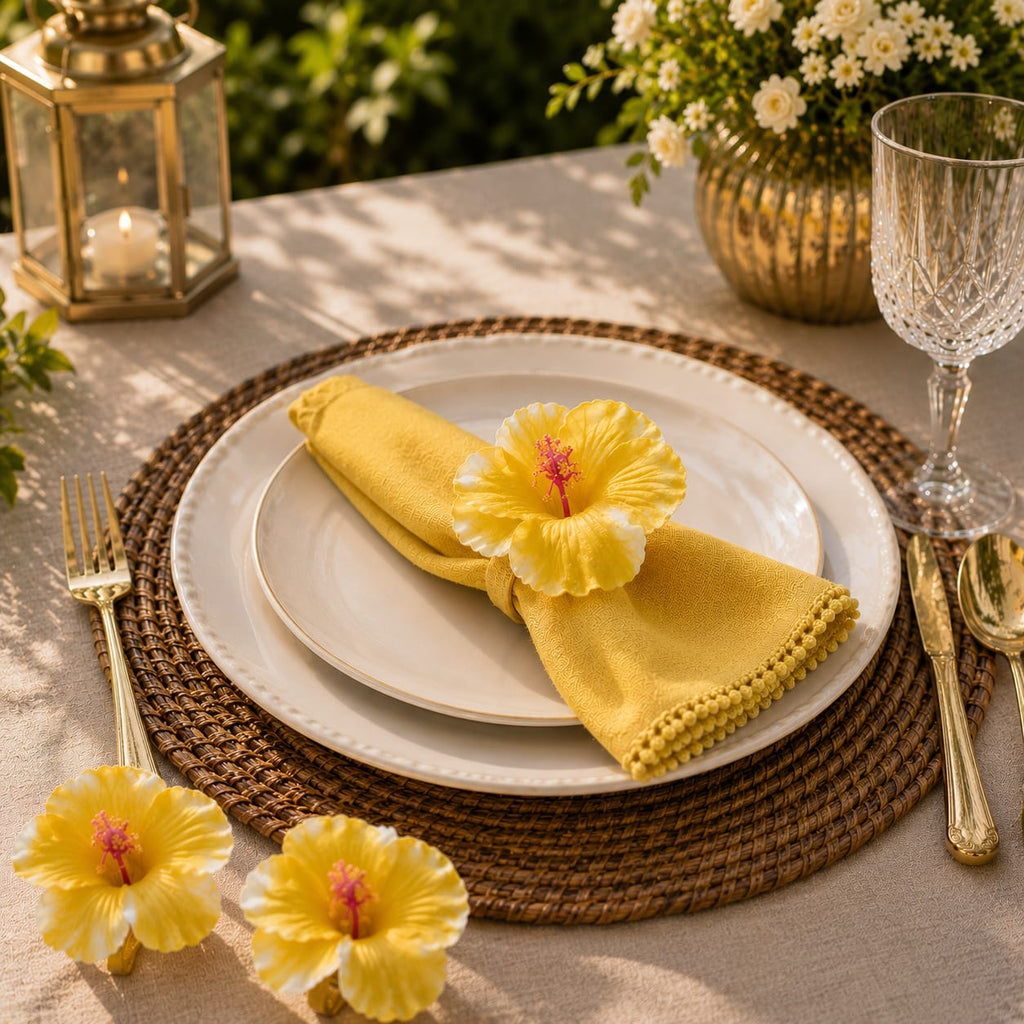 Tropical Bloom Napkin Ring