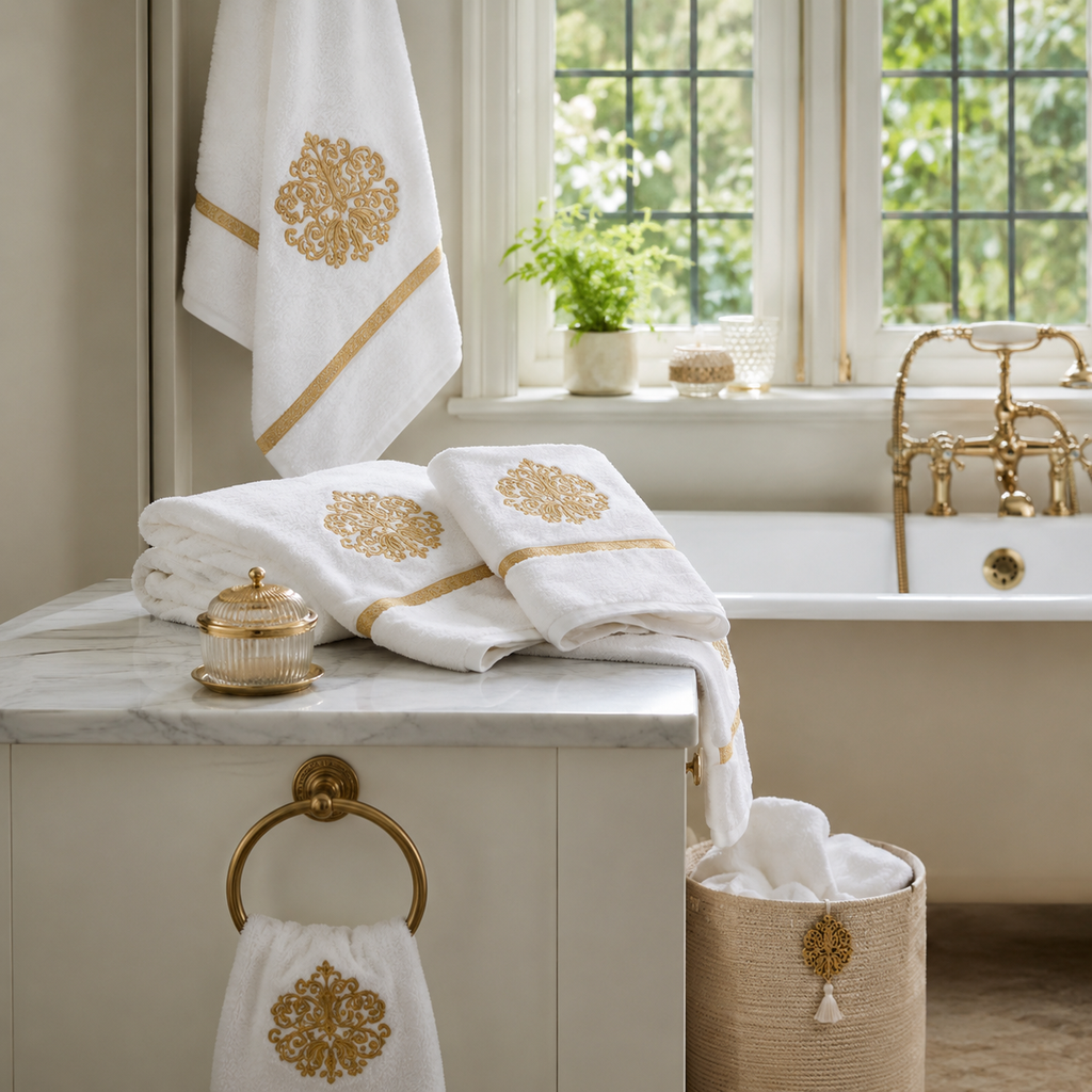 Golden Crest Towel